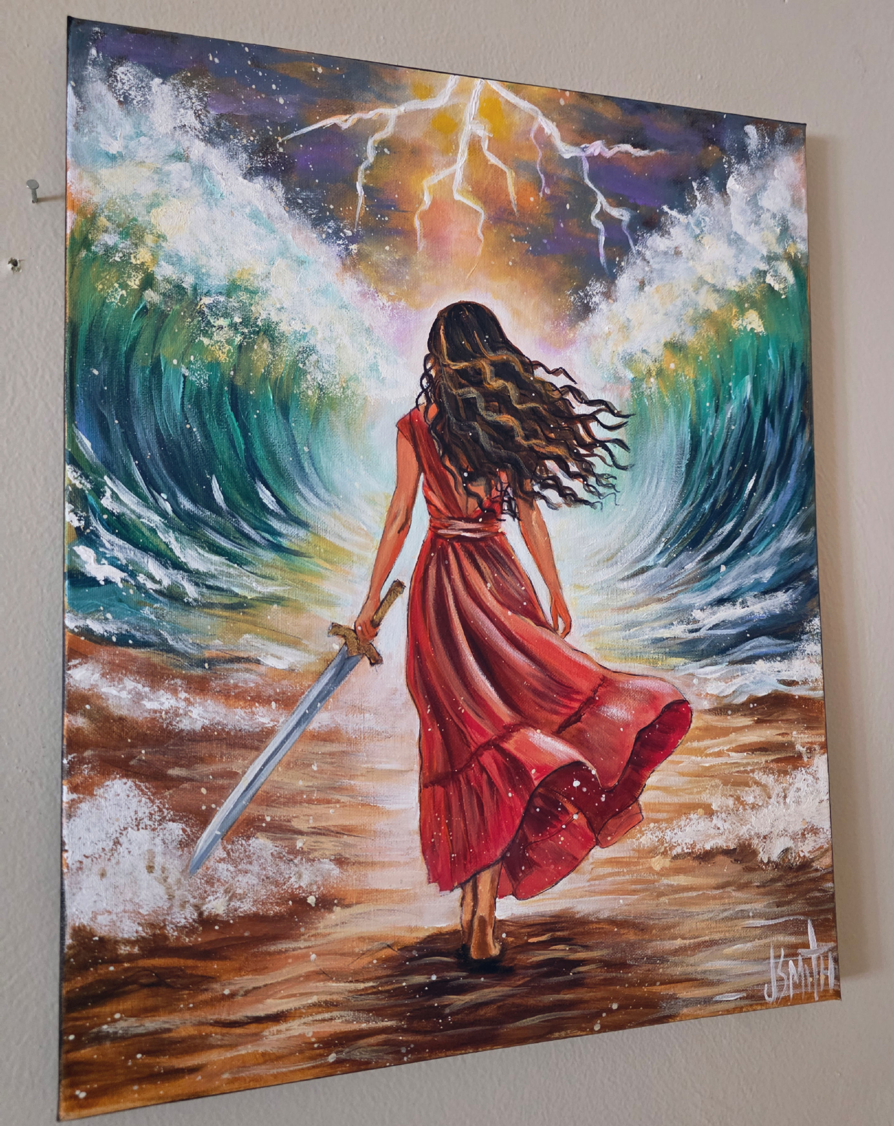 16x20 ORIGINAL PAINTING-- Miracles ARE Coming!
