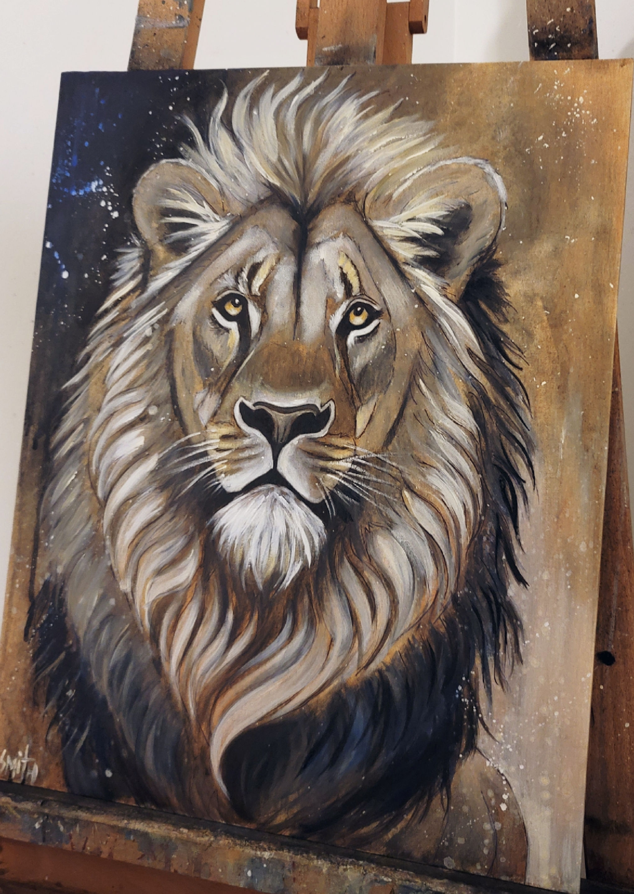 16x20 ORIGINAL ART-- Lion of Judah