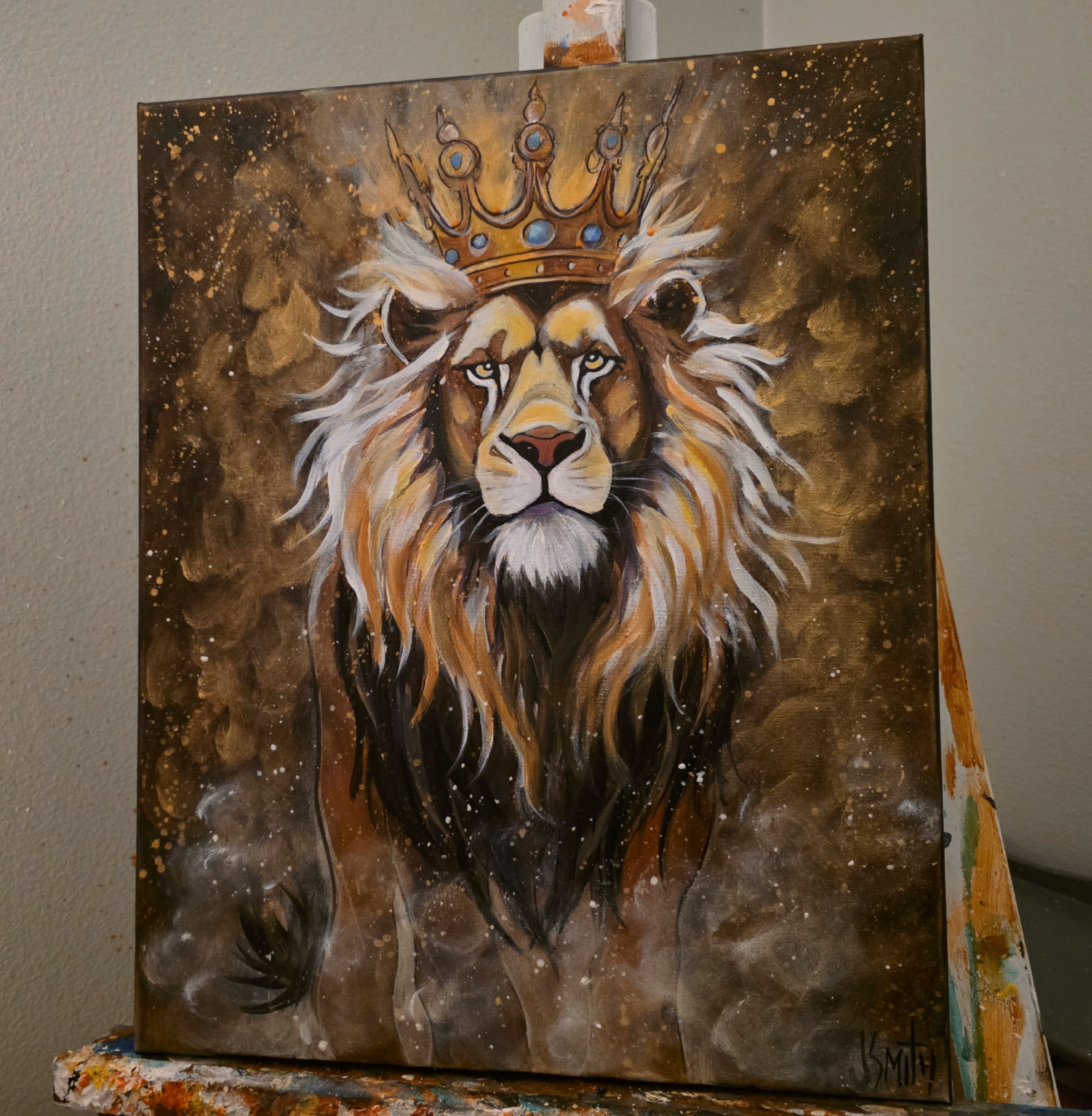 16x20 ORIGINAL PAINTING -- King Of Glory
