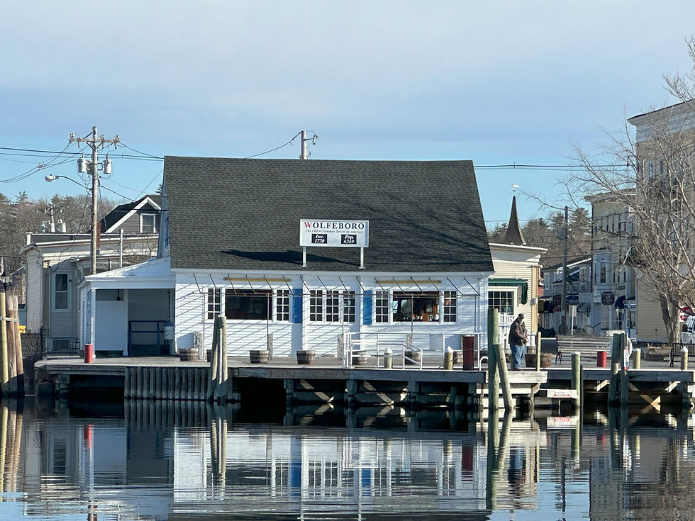 Photo taken from boat in Wolfeboro Bay