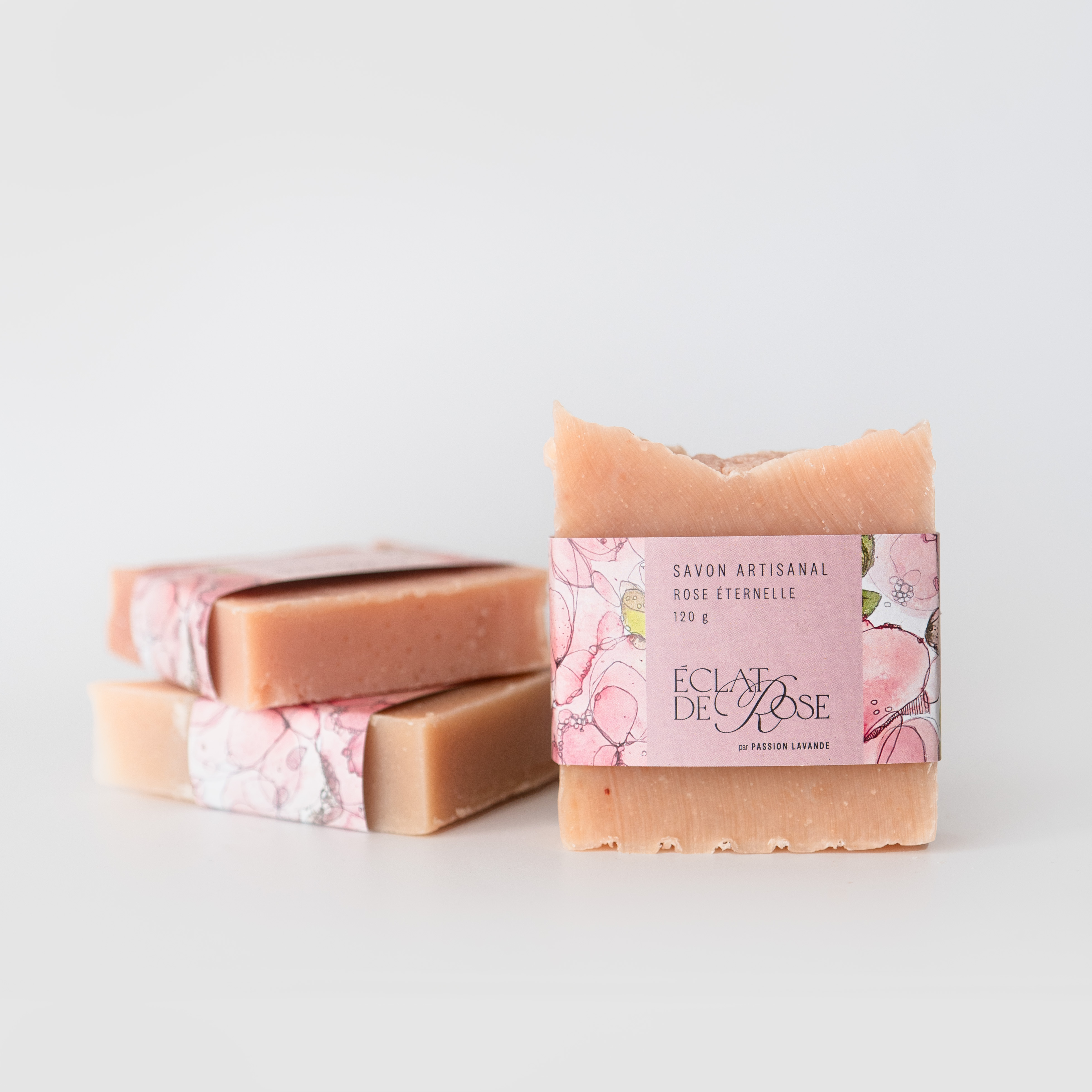 Savon artisanal - Éclat de Rose