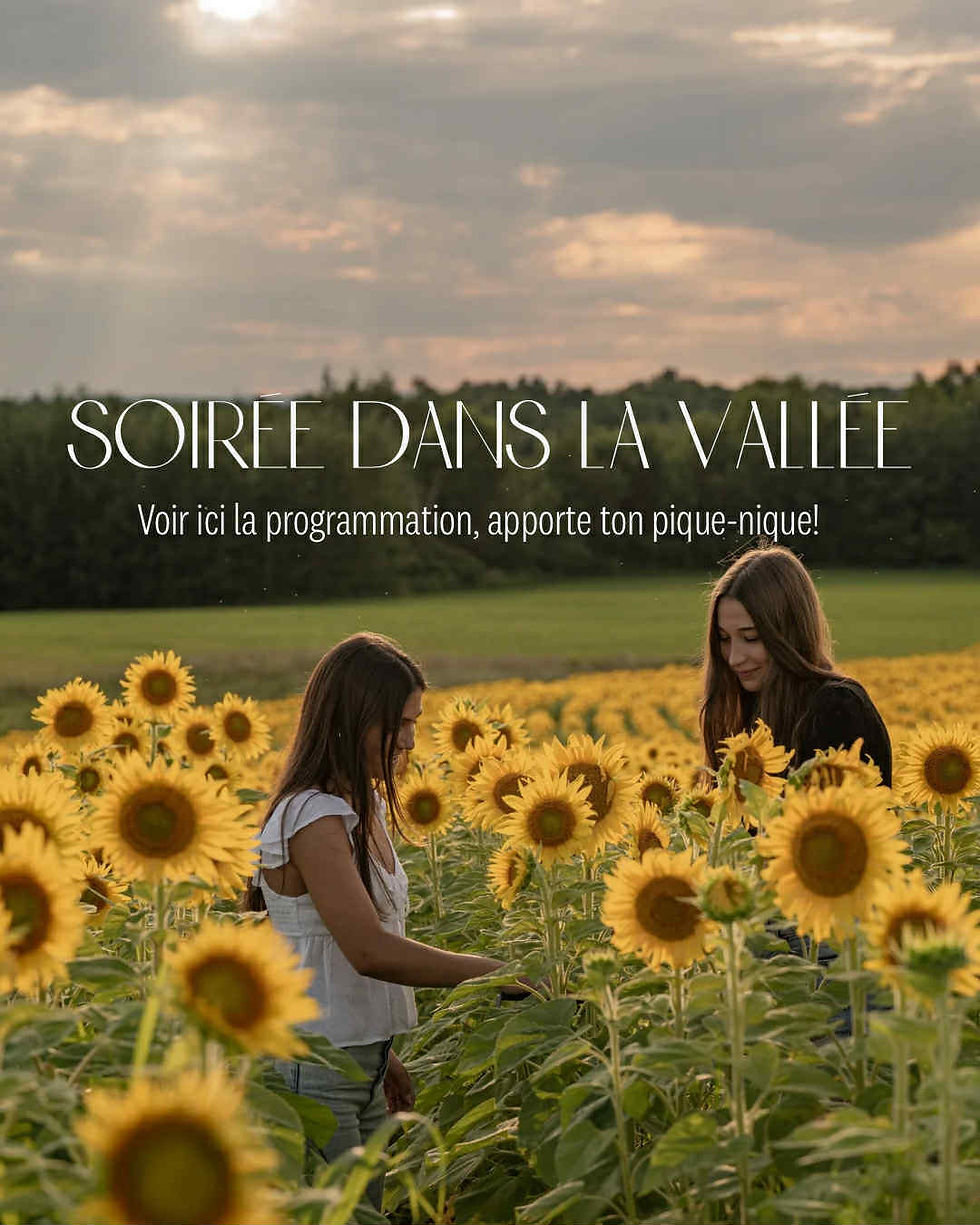 Soirée dans la vallée - apporte ton pique-nique!