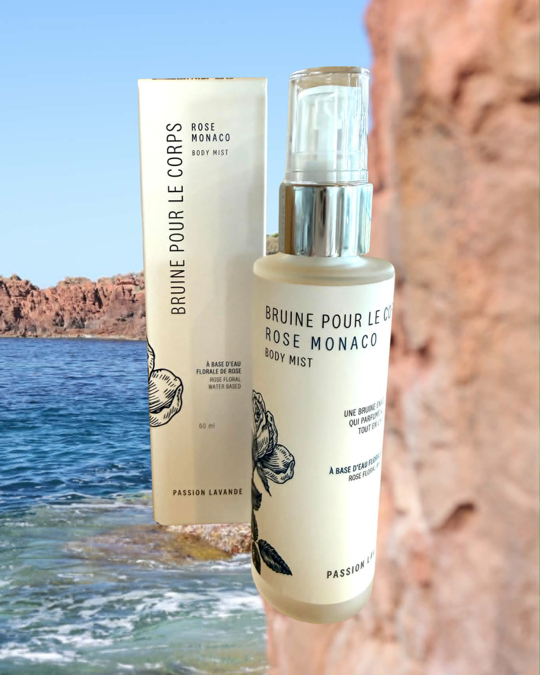 Bruine pour le corps - DESTINATION - Rose Monaco