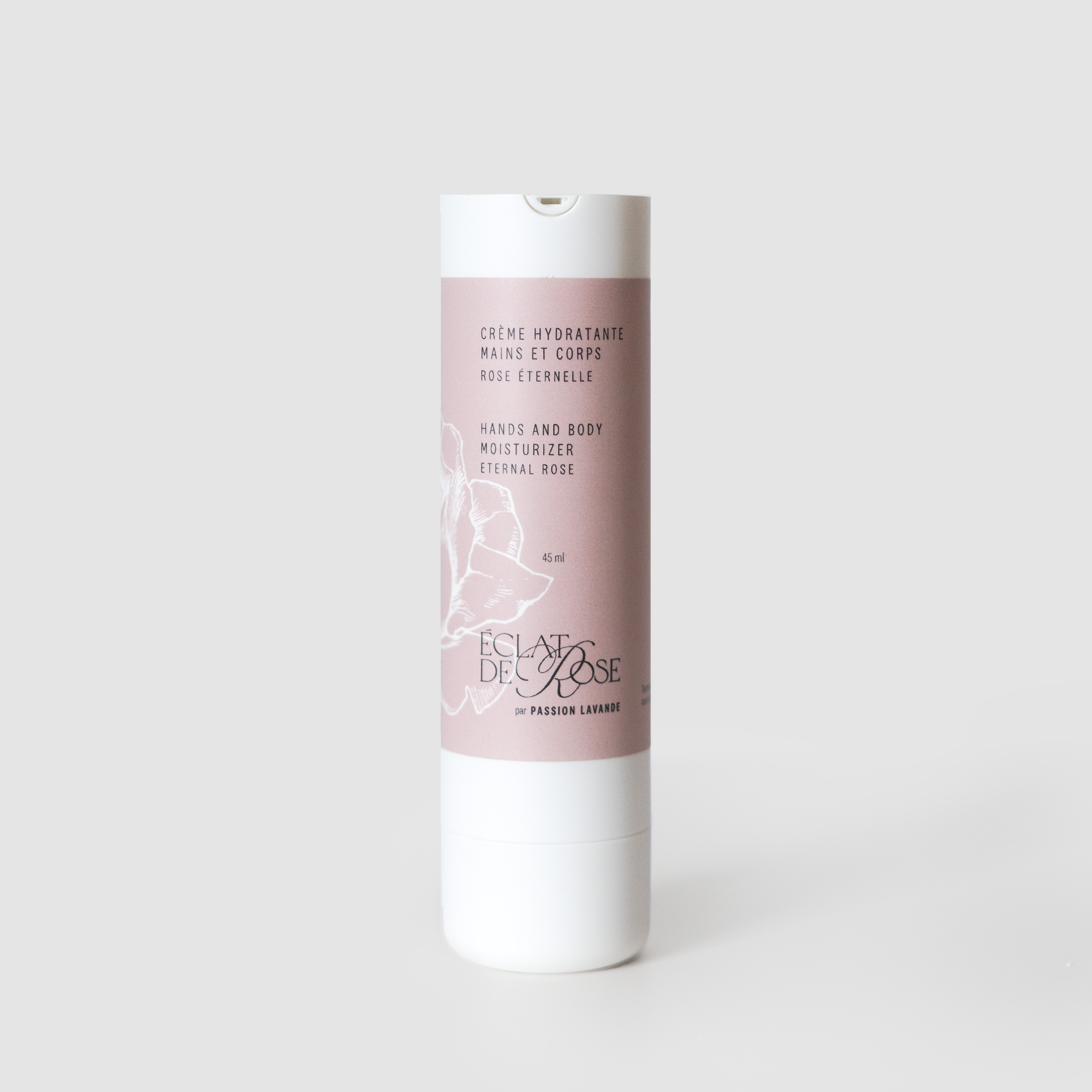 Crème hydratante Rose - mains et corps format TWIST (45 ml)