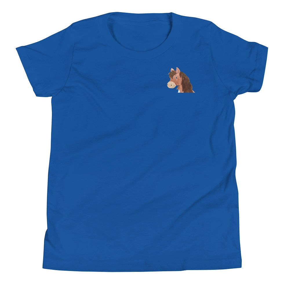 Thumbnail: Whey the Horsey Youth T-Shirt (Front and Back)