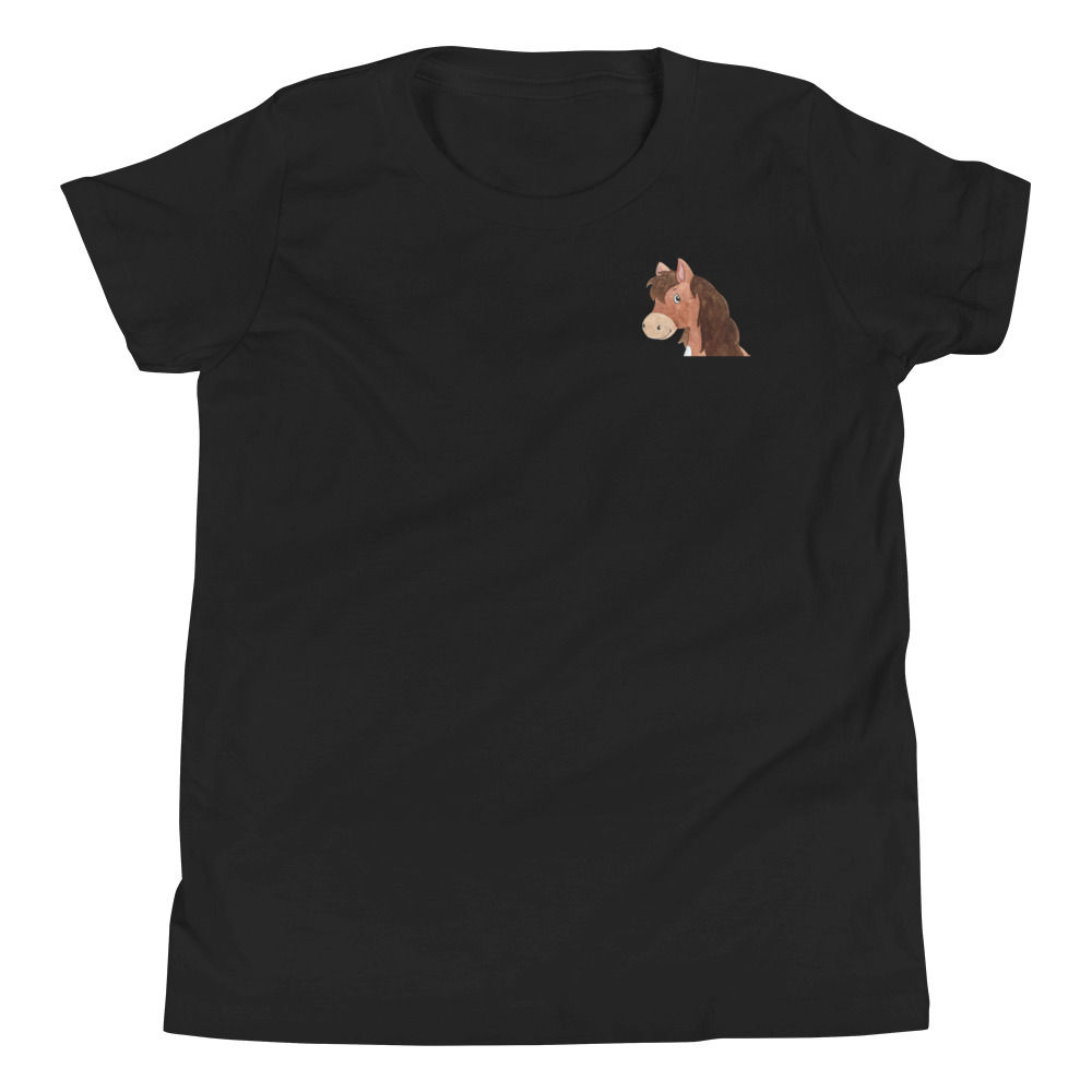Whey the Horsey Youth T-Shirt (Front and Back)