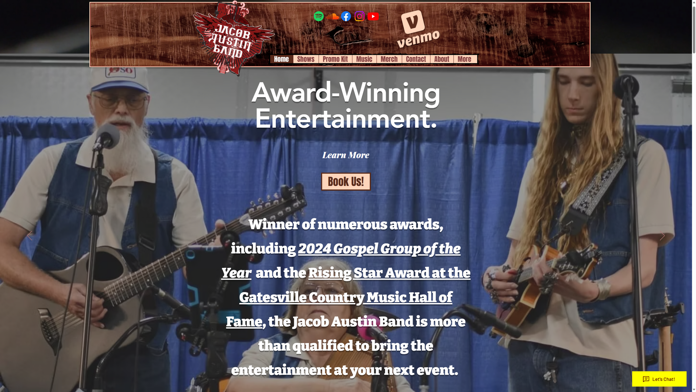 Jacob Riley Band About | Jacob Austin Band
