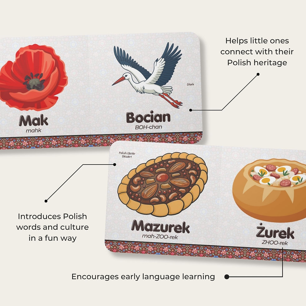 Thumbnail: My First Polish Book Personalized Bilingual Book