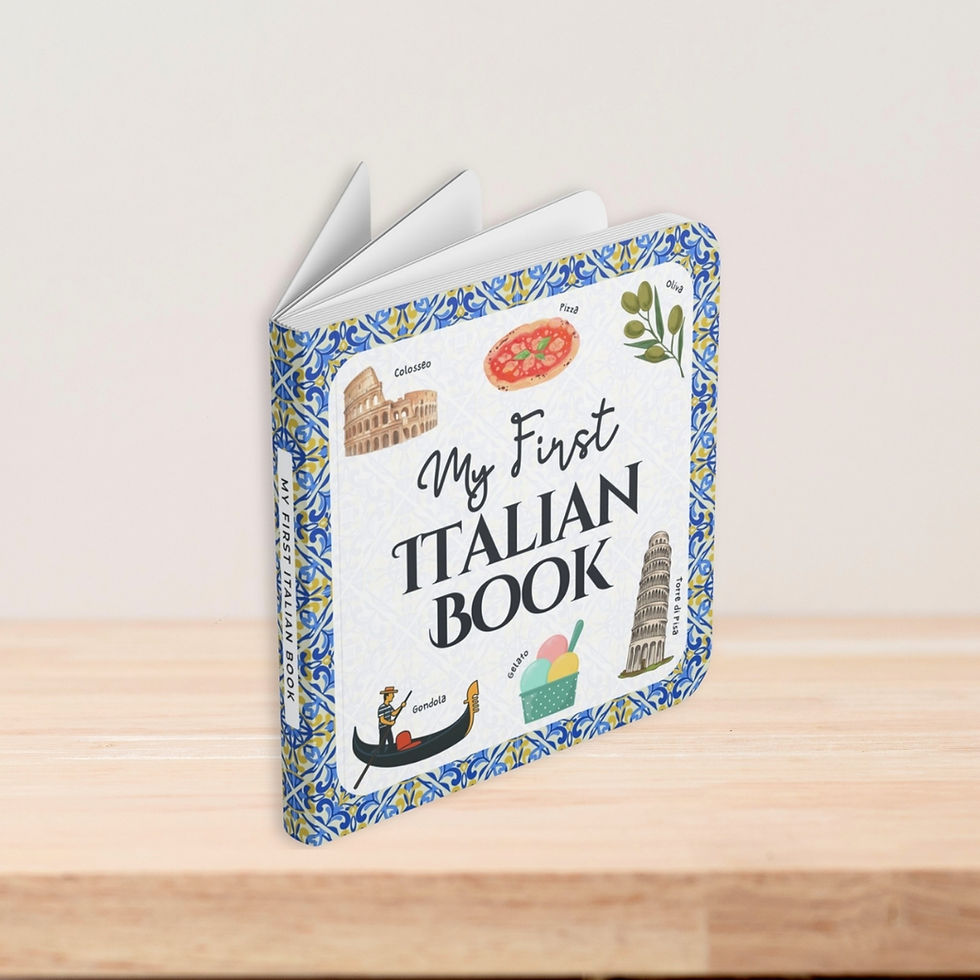 Personalized Italian Board Book