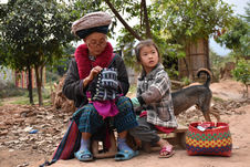 Femme d'ethnie laotienne