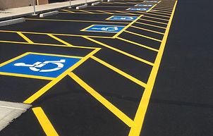 ADA- Handicap Stalls Freshly Striped