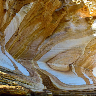 Painted Cliffs on Maria Island