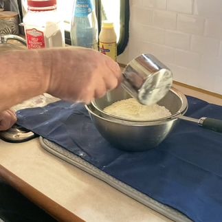 lemonade scones in the weber