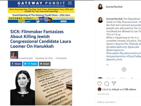 The Republican Party needs to help #LauraLoomer - Filmmaker calls for Loomers Assassination