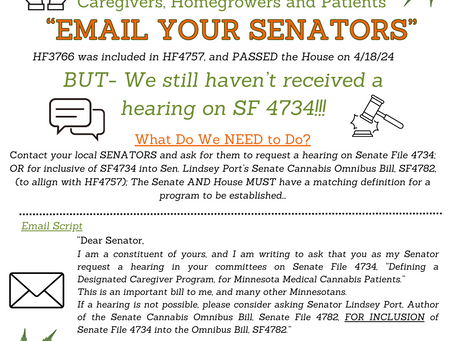 EMAIL YOUR SENATORS ABOUT SF4734;