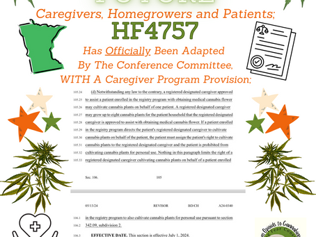 Minnesota, you got yourself a Registered Designated Caregivers Program.