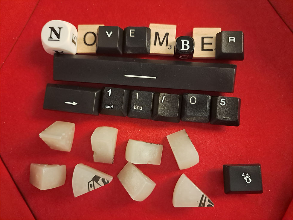 First blog in the new "Monthly" format. November is cheesey!