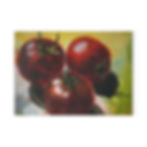 Thumbnail: Glass Cutting Board — Rustic Tomato Art Tempered Glass Chopping Board