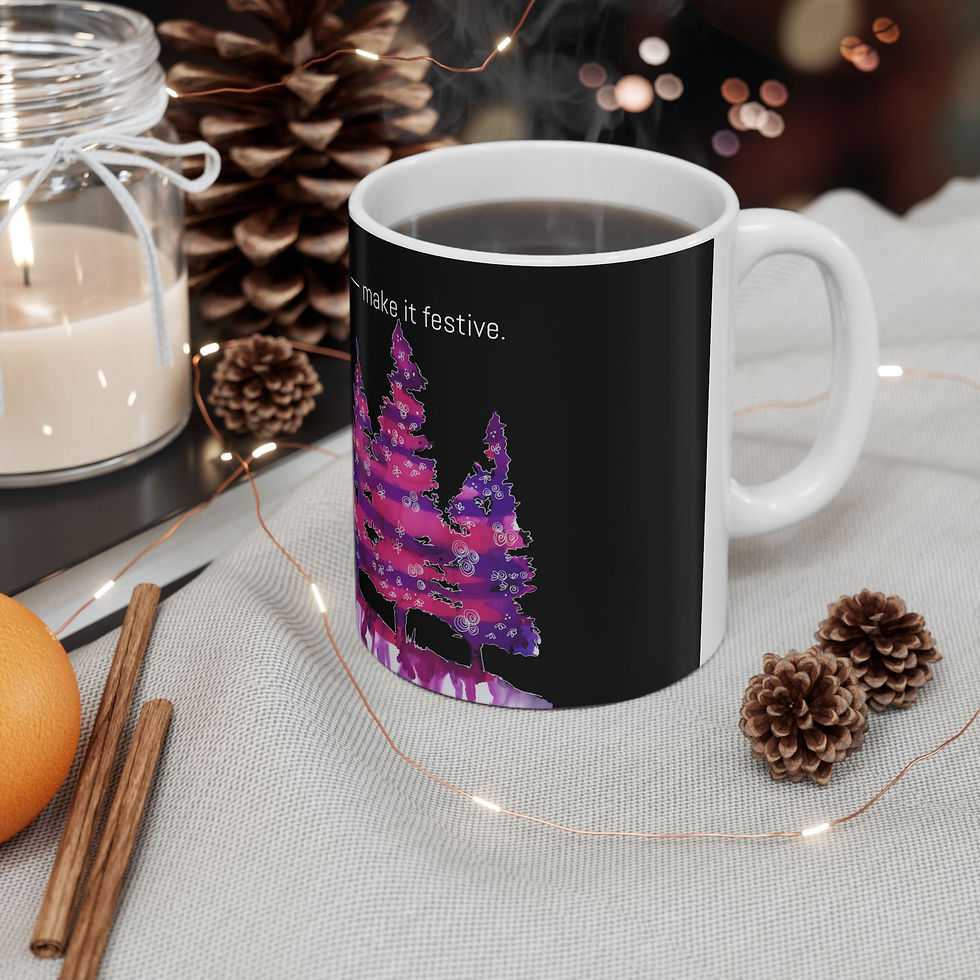 Thumbnail: Ceramic Mug - Sip Happens (11oz)
