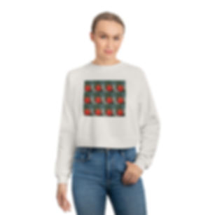 Cropped Sweatshirt - Andy Warhol Print Version