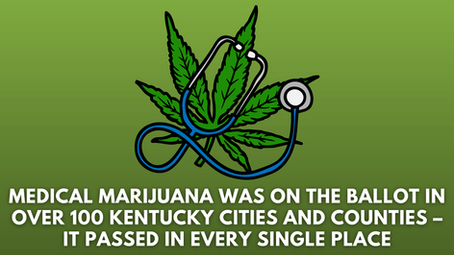 Medical Marijuana Was on the Ballot in Over 100 Kentucky Cities and Counties – It Passed in Every Single Place