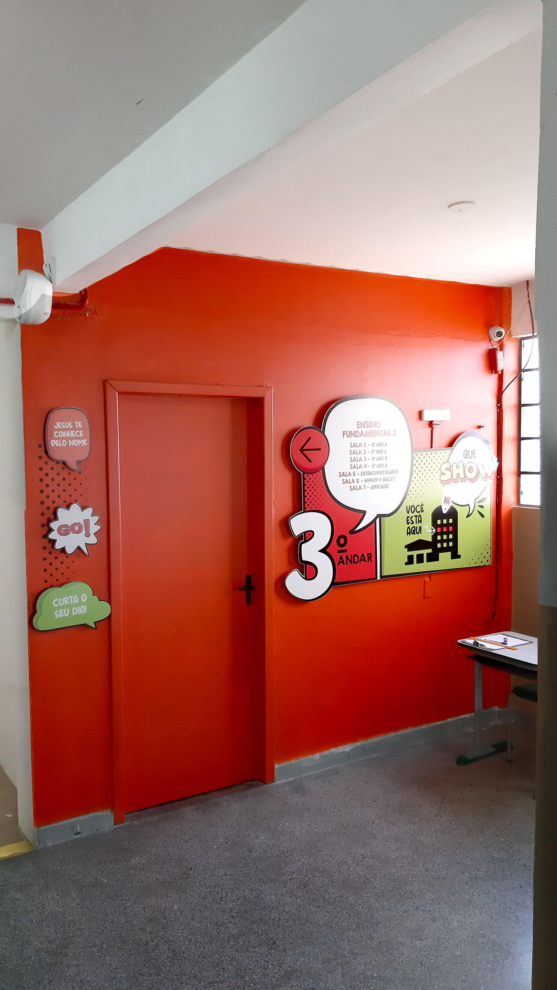 Sinalização para escolas