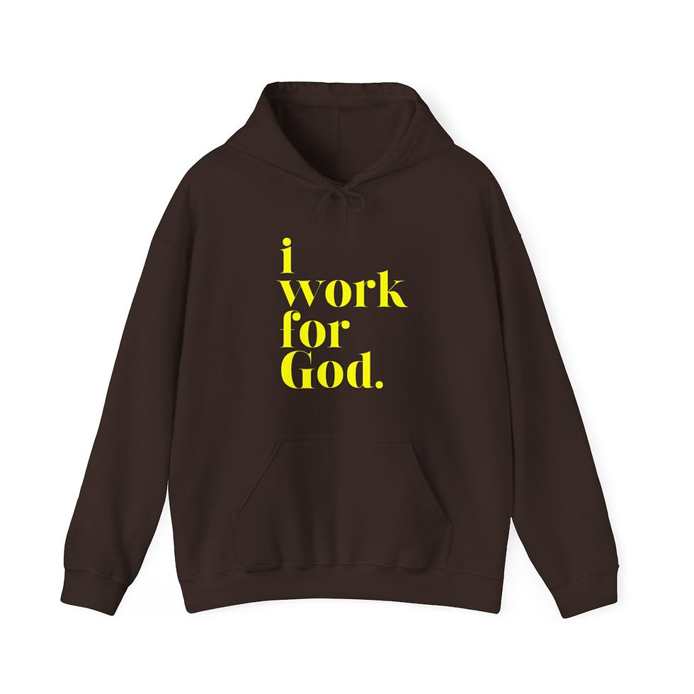 Thumbnail: Unisex Heavy Blend™ Hooded Sweatshirt - Yellow Writing