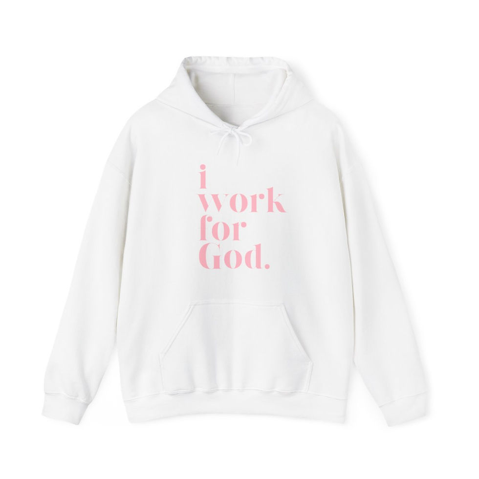 Thumbnail: Unisex Heavy Blend™ Hooded Sweatshirt - Pretty Pink Writing