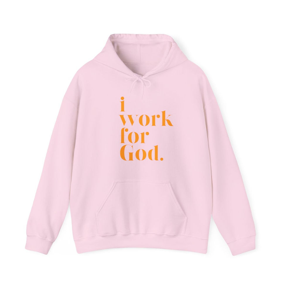 Thumbnail: Unisex Heavy Blend™ Hooded Sweatshirt - Orange Writing