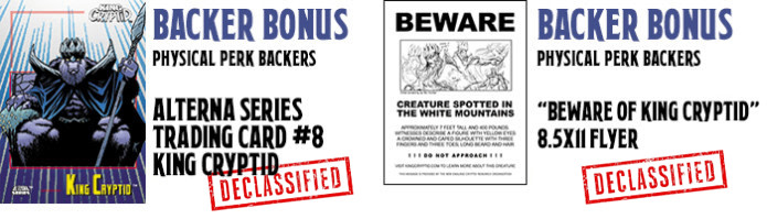 KING CRYPTID reaches 400 backers! content media