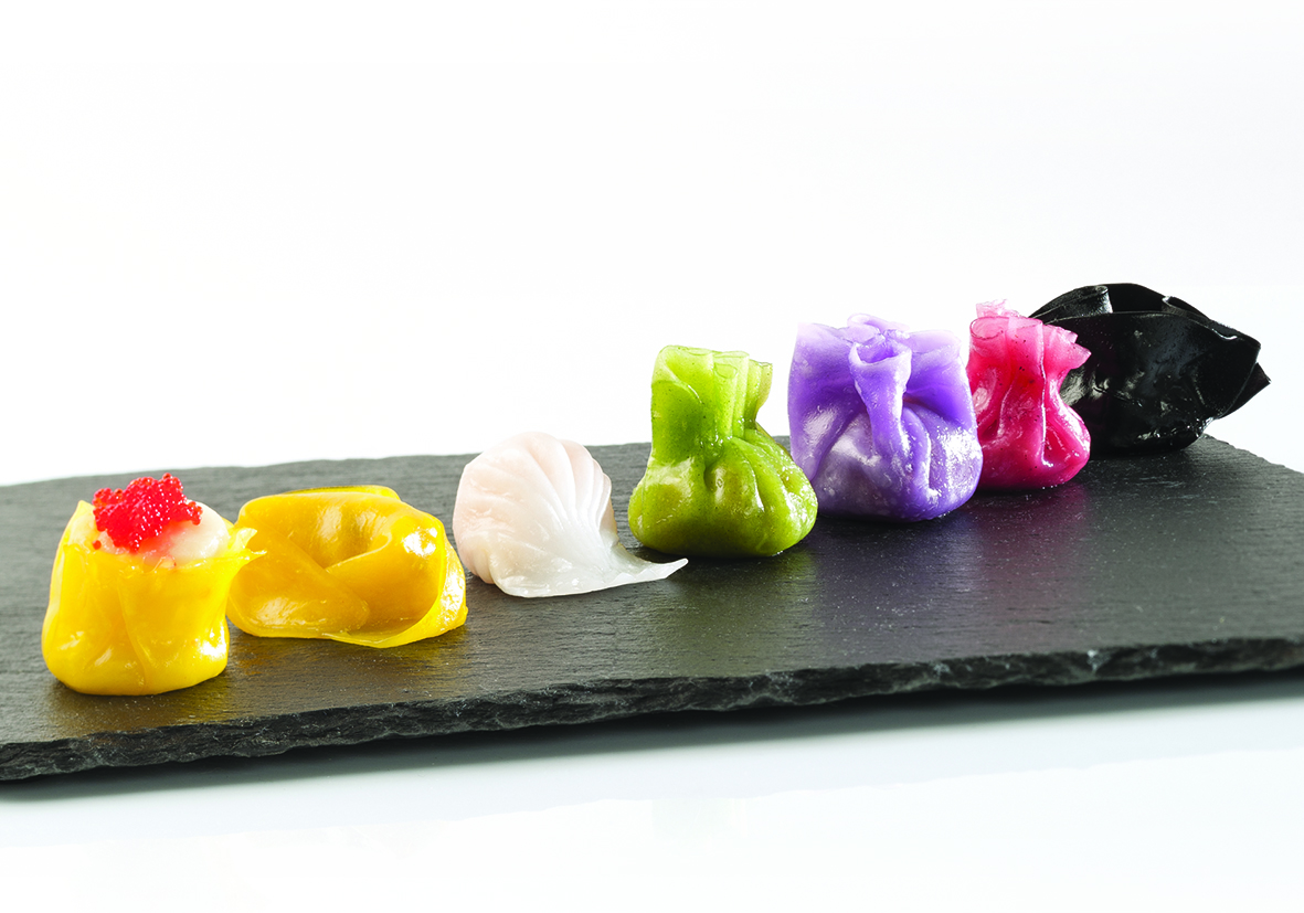 Arranged Food and Objects