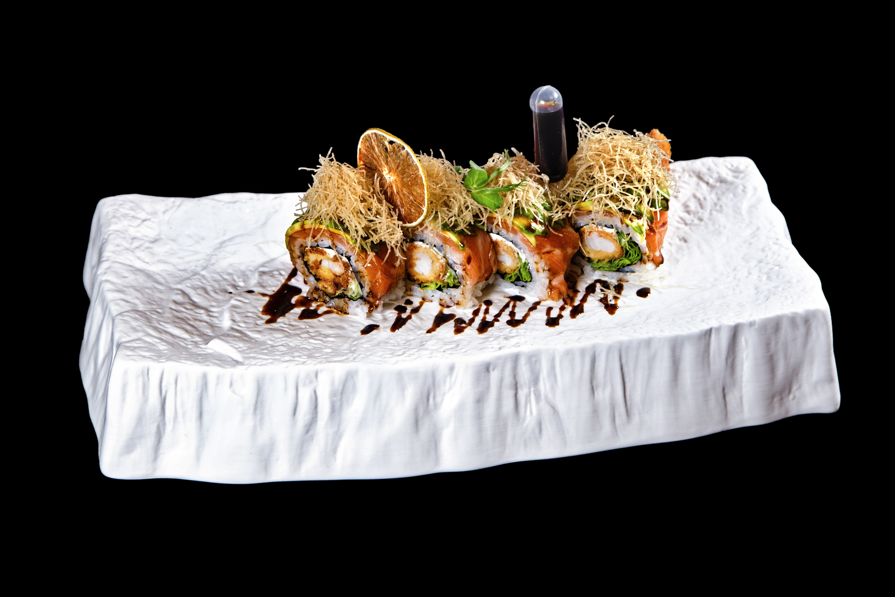 Arranged Food and Objects