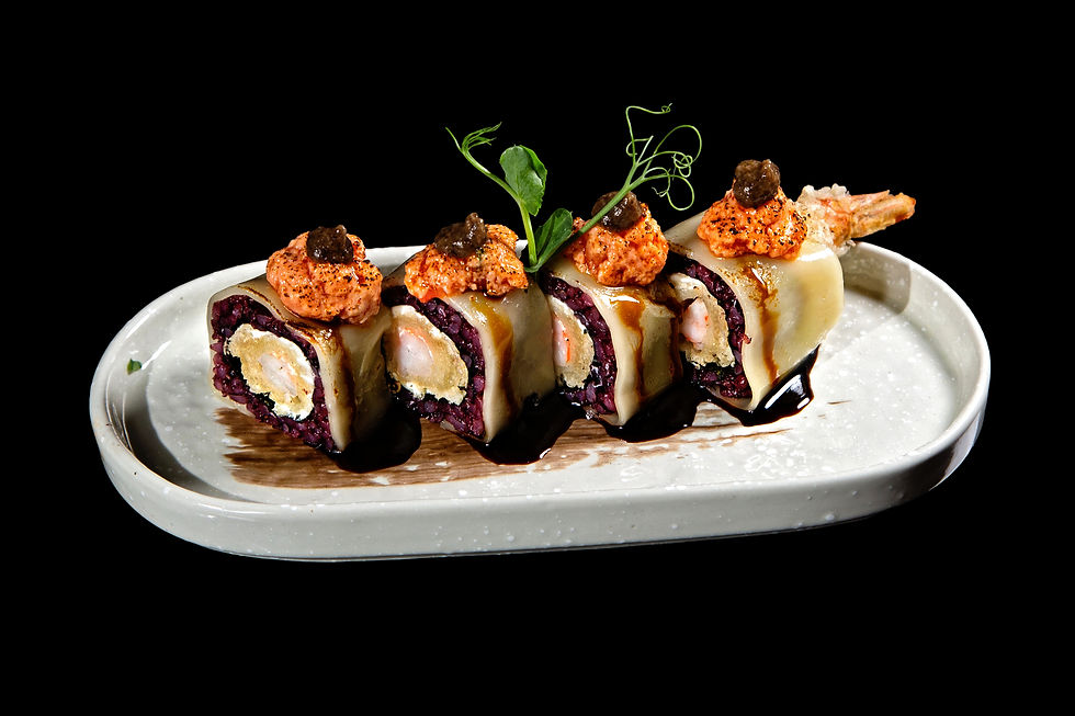 Arranged Food and Objects