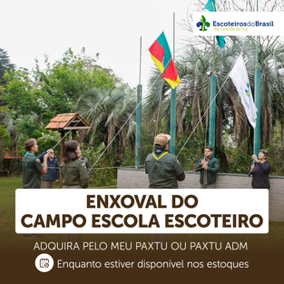 Enxoval do Campo Escola Escoteiro