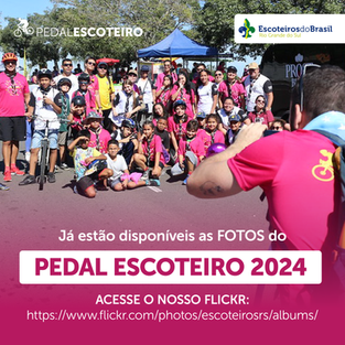 As fotos do Pedal Escoteiro já estão disponíveis!
