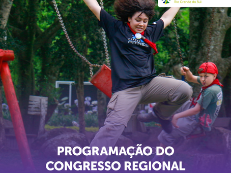 Programação do Congresso Regional 2023