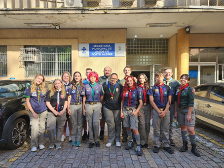 Escoteiros do Rio Grande do Sul participam da “Campanha de Conscientização sobre PCR” promovida pelo SAMU em Porto Alegre