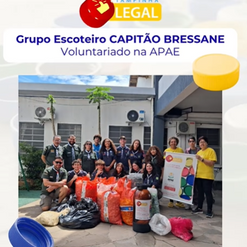 Voluntariado que Transforma: G.E. Capitão Bressane promove ação solidária na APAE