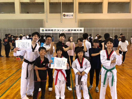 2019福岡県テコンドー 選手権大会