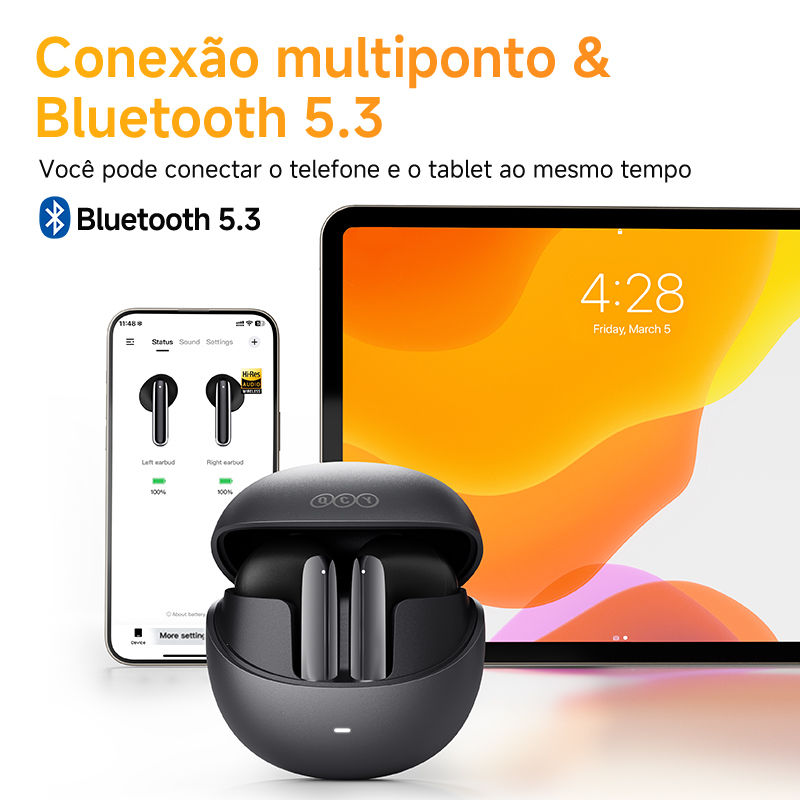 Thumbnail: QCY HT10 AilyBuds Pro+ ANC Wireless Earphone Hi-Res Audio with LDAC Bluetooth 5.