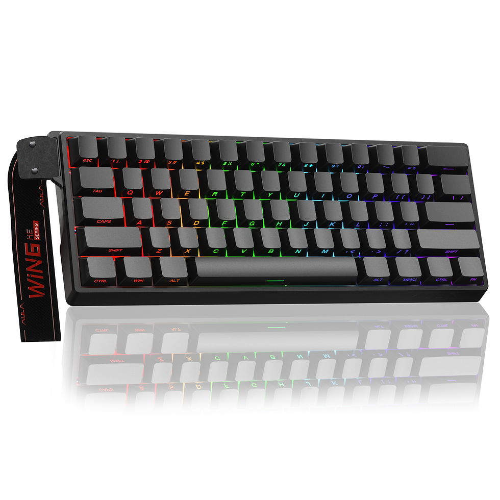 Thumbnail: AULA WIN60 Magnetic Switch Keyboard Rapid Trigger 8K Return RGB Hotswap 60% Cust