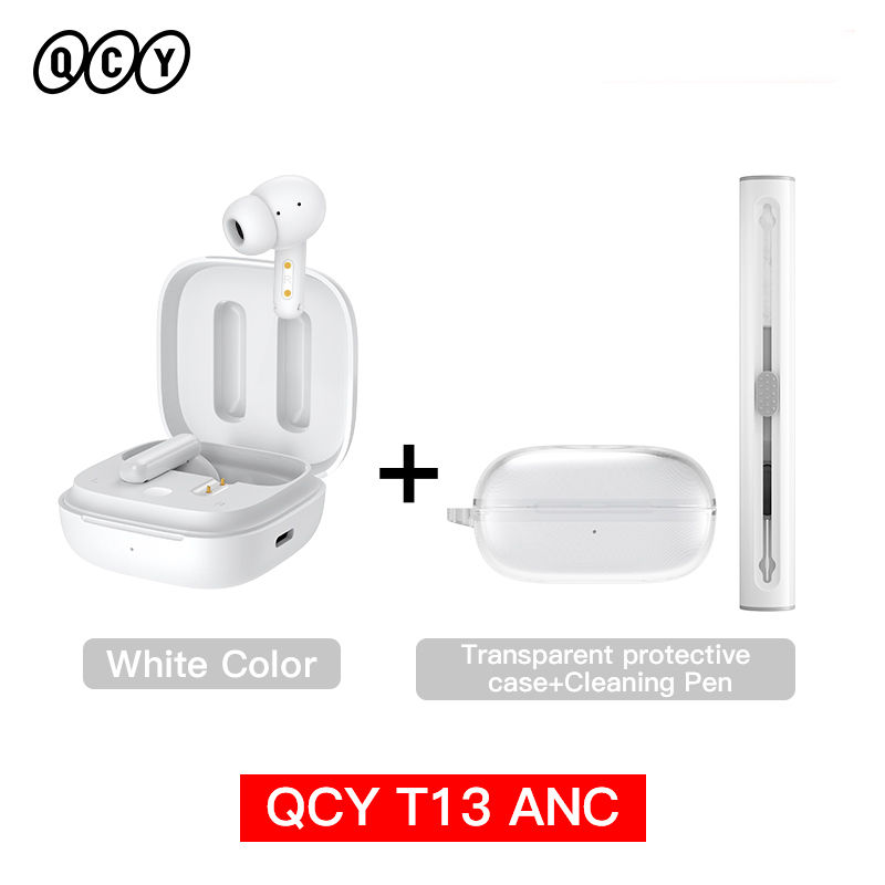 Thumbnail: QCY T13 ANC Wireless Earphones Bluetooth 5.3 TWS ANC Noise Cancellation Headphon