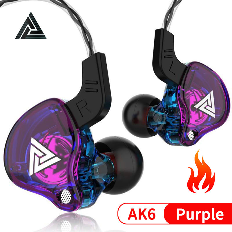 Thumbnail: Original QKZ AK6 ARES/DMX/AKX Earphones HIFI Heavy Bass In Ear Monitor Wired Hea