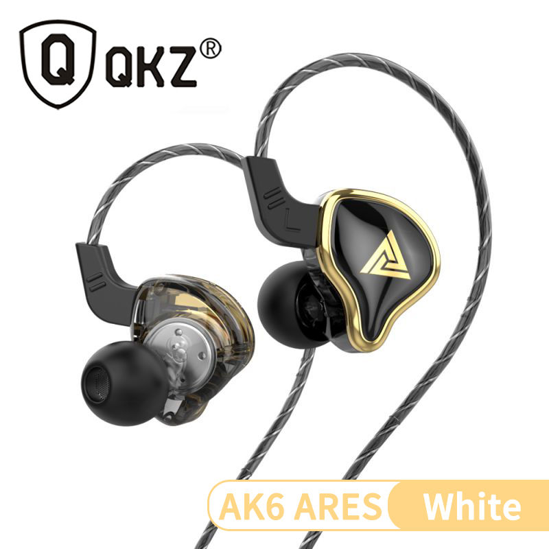 Thumbnail: Original QKZ AK6 ARES/DMX/AKX Earphones HIFI Heavy Bass In Ear Monitor Wired Hea