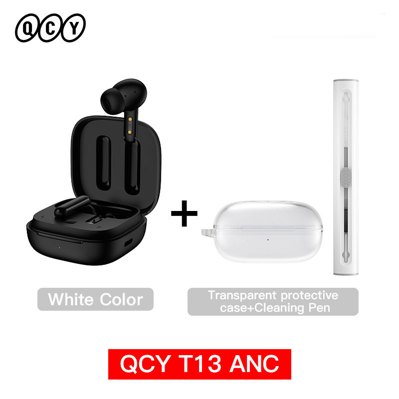 Thumbnail: QCY T13 ANC Wireless Earphones Bluetooth 5.3 TWS ANC Noise Cancellation Headphon