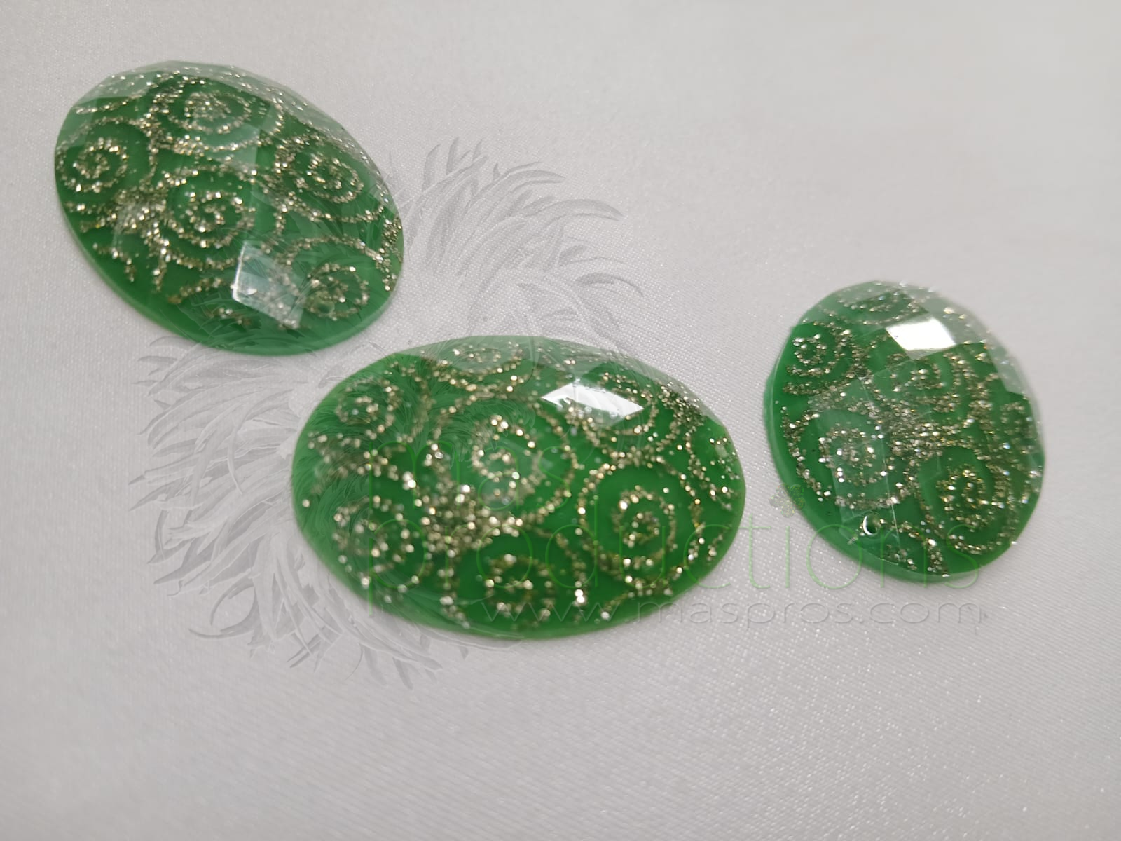 Glittered Spiral Patch