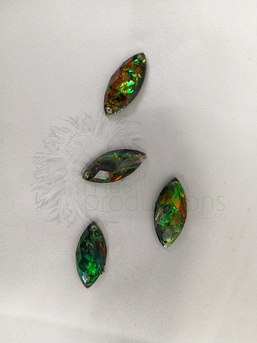 Aurora Leaf Rhinestone Set