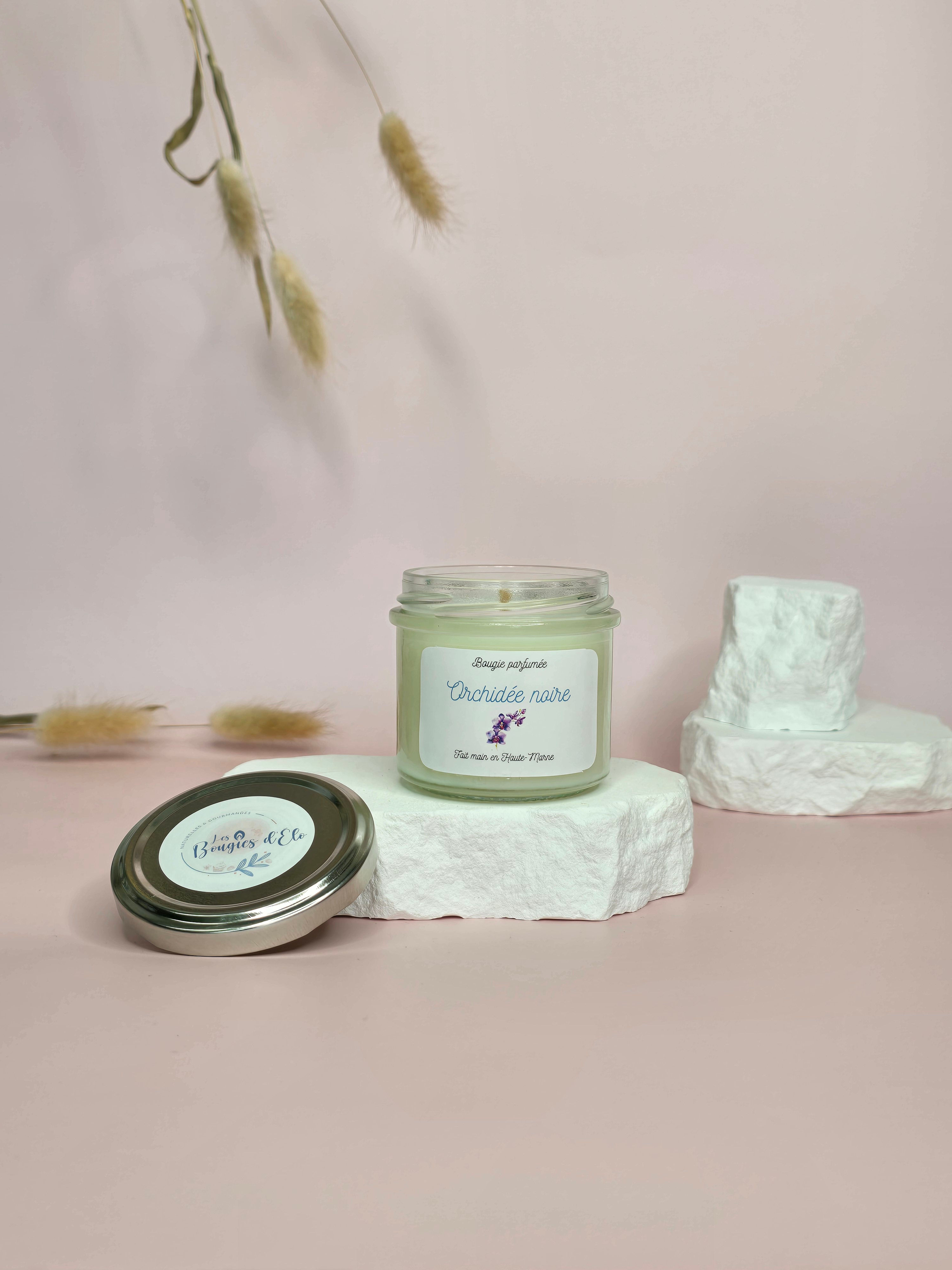 Bougie classique Orchidée noire