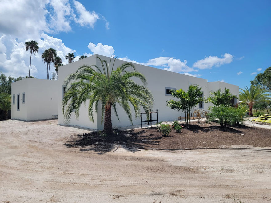 Construction of the house in Cape Coral, Florida in progress - interior