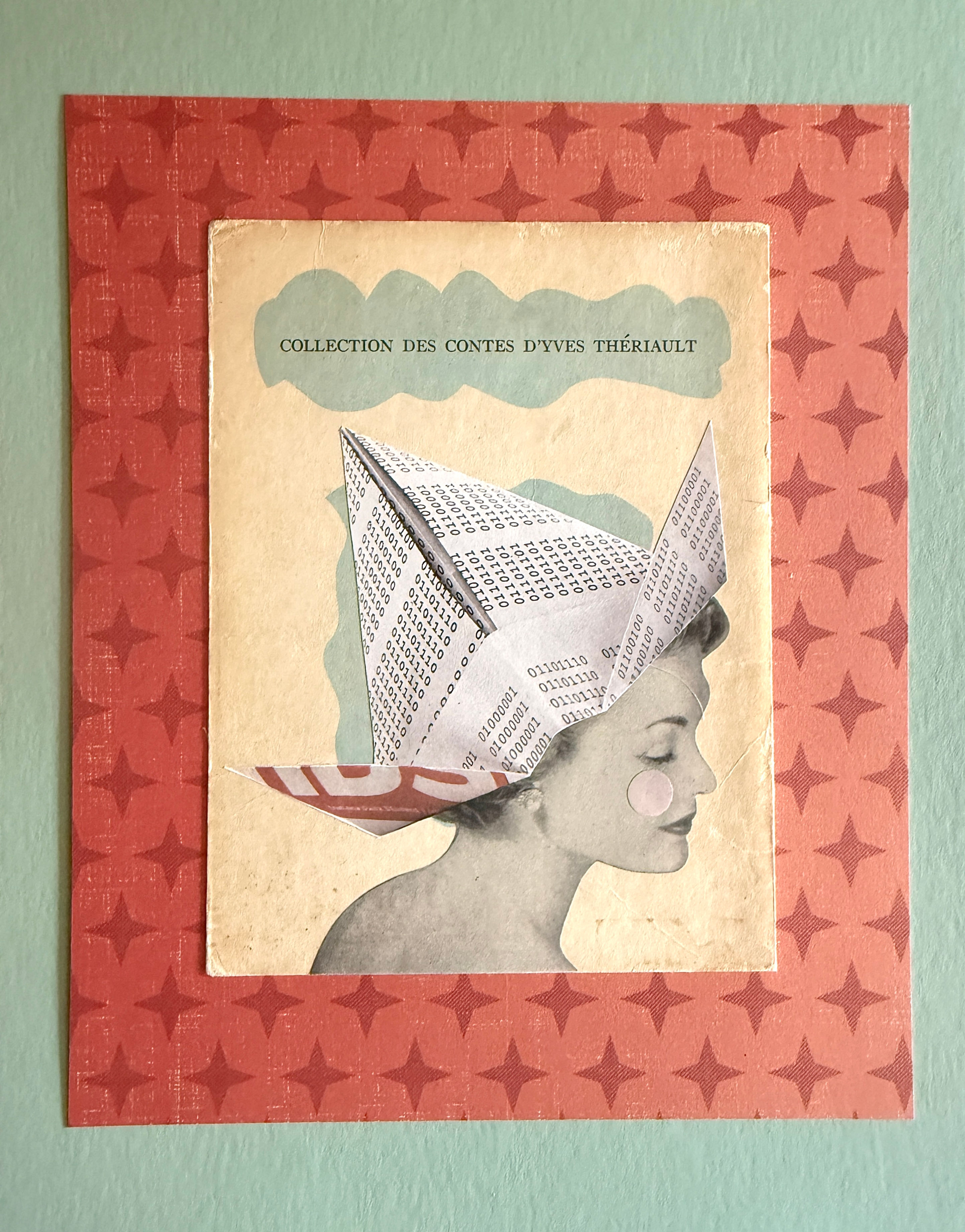 Cuéntame un cuento - handmade collage 28x36 cm